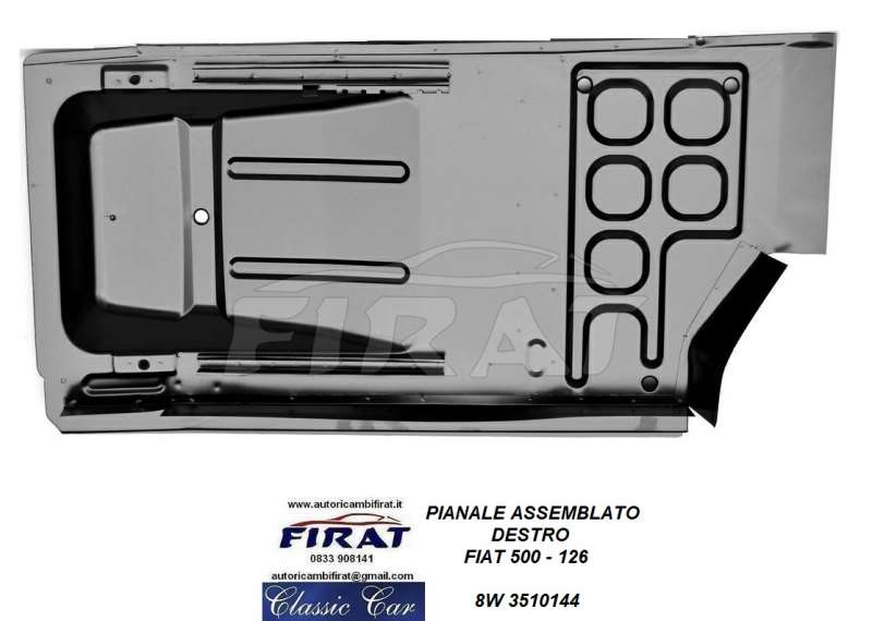 PIANALE FIAT 126 - 500 F-L-R DX